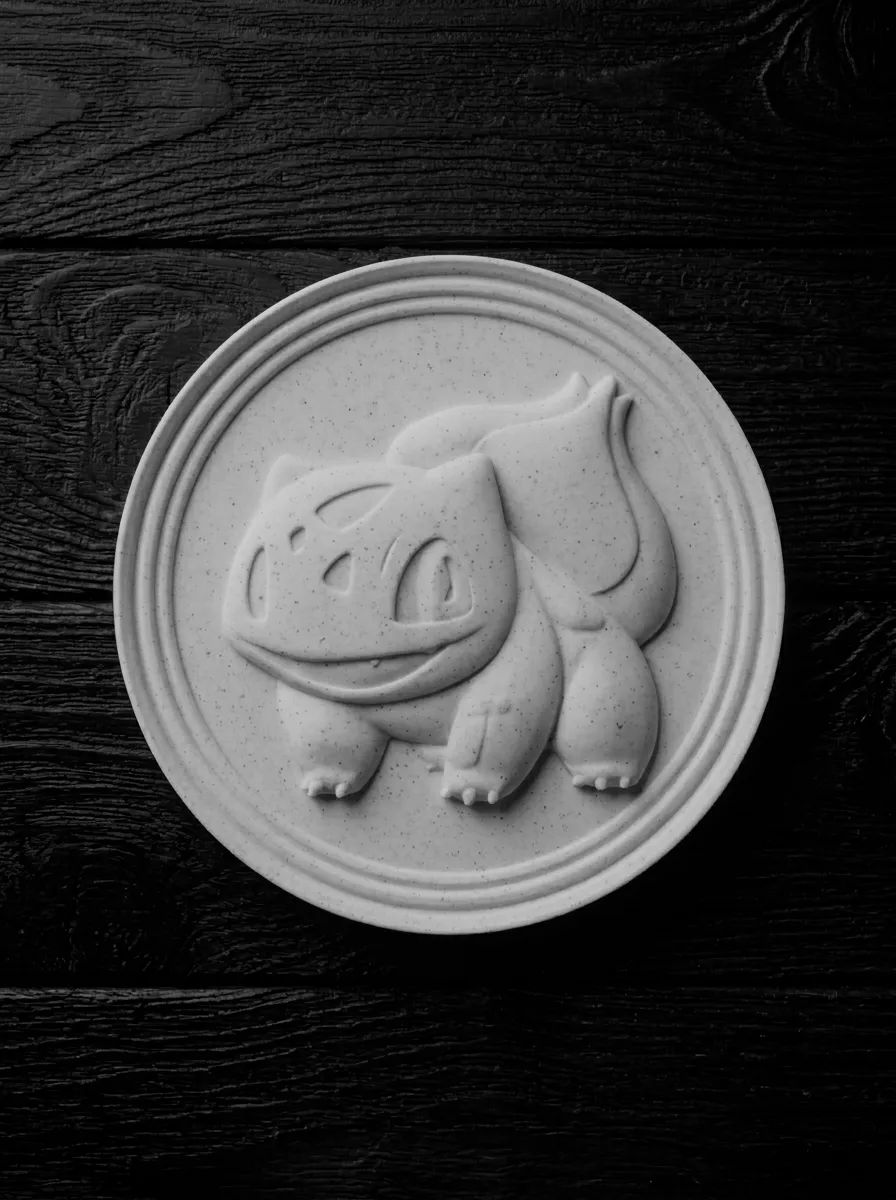 Bulbasaur Coin Bulbasaur Pokemon Coin - Free 3D Print Model - MakerWorld