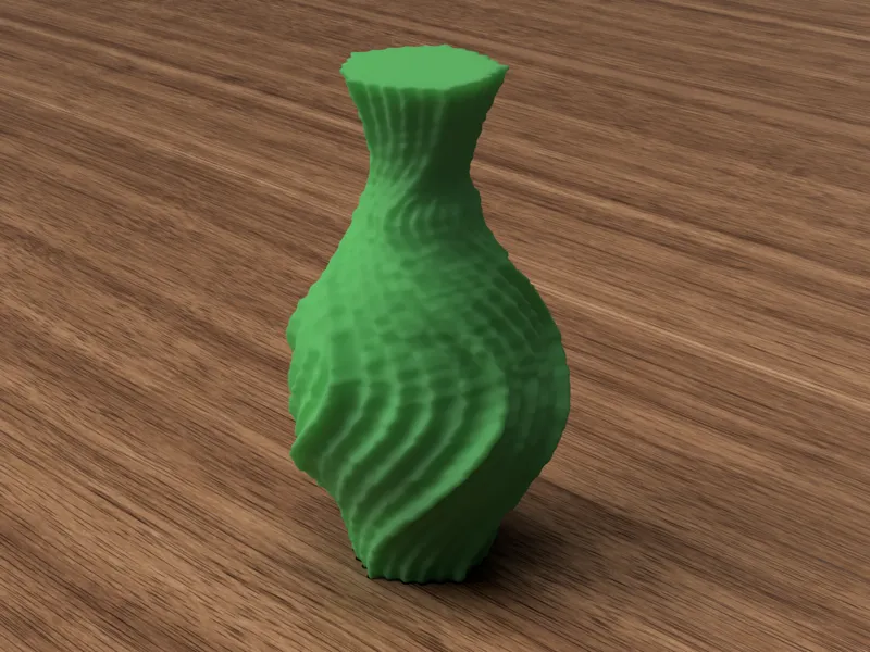 Textured spiral vase