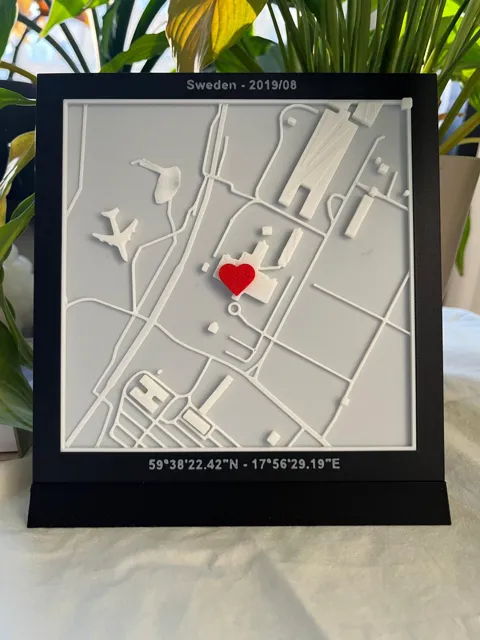 Map to my heart - Personalized 3D City map view 3