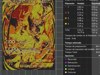 Charizard Ex CARD Hueforge