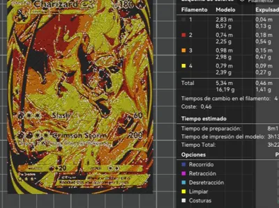 Charizard Ex CARD Hueforge