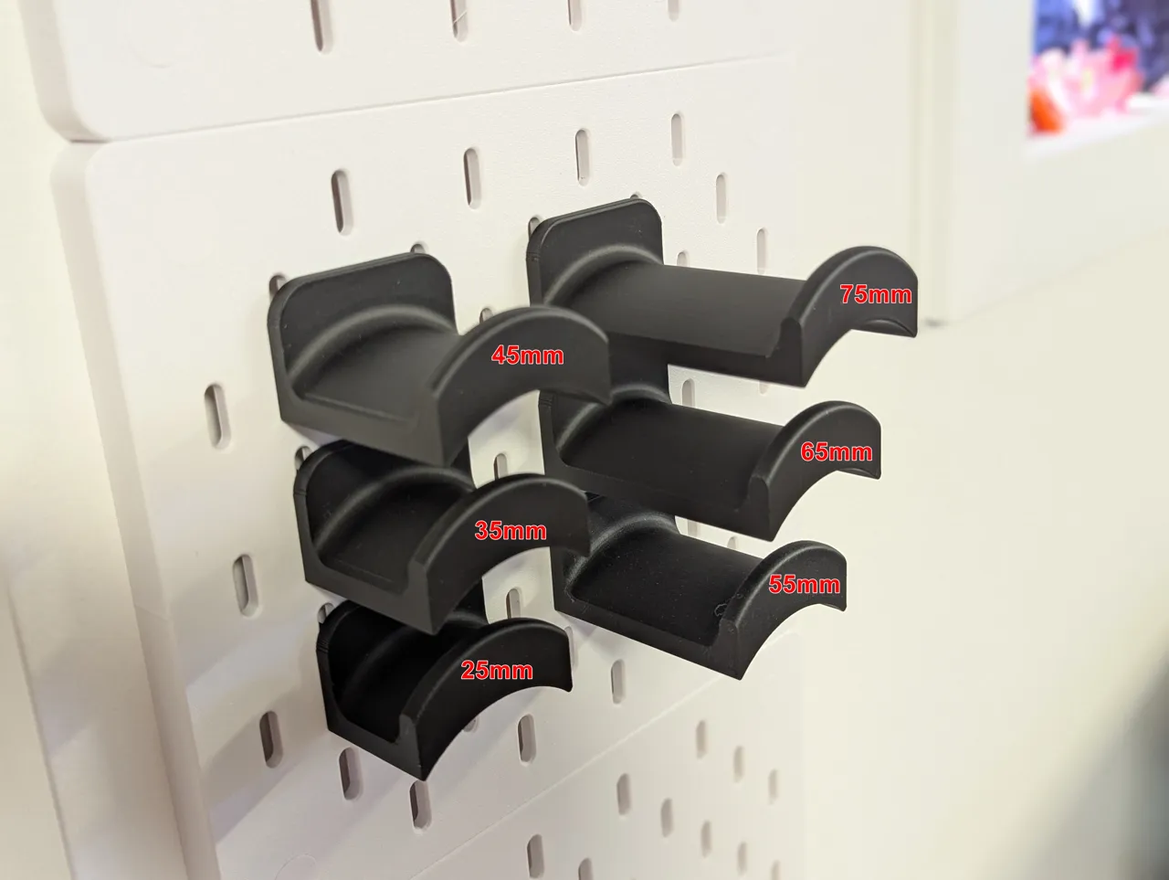 Ikea Skadis Headphone Holder view 2