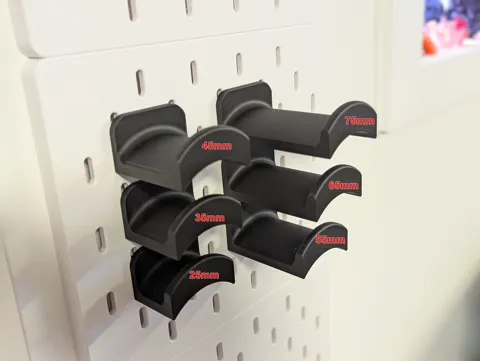 Ikea Skadis Headphone Holder view 2