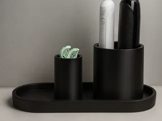 Minimalist Bathroom Organizer Set