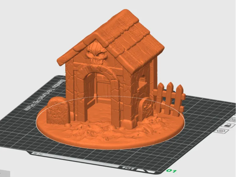 Zombie Graveyard Barn