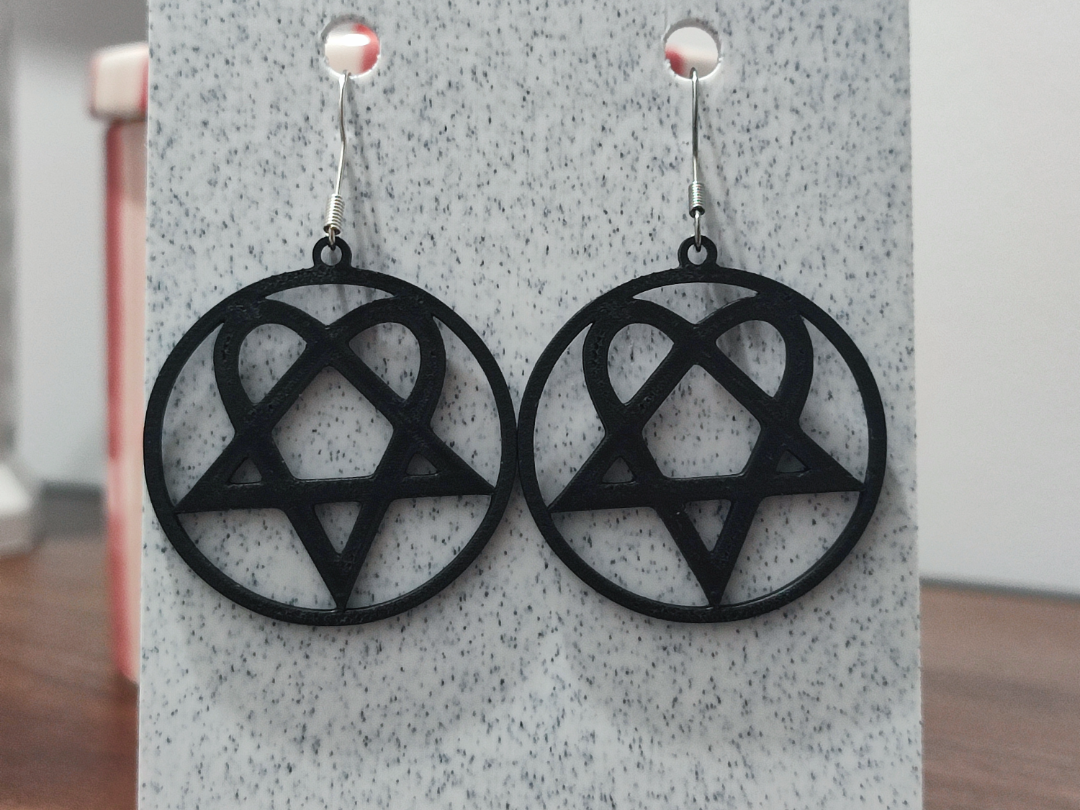 Aretes Eternal Heartagram