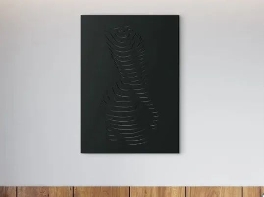 3D Wall Art Female Curves