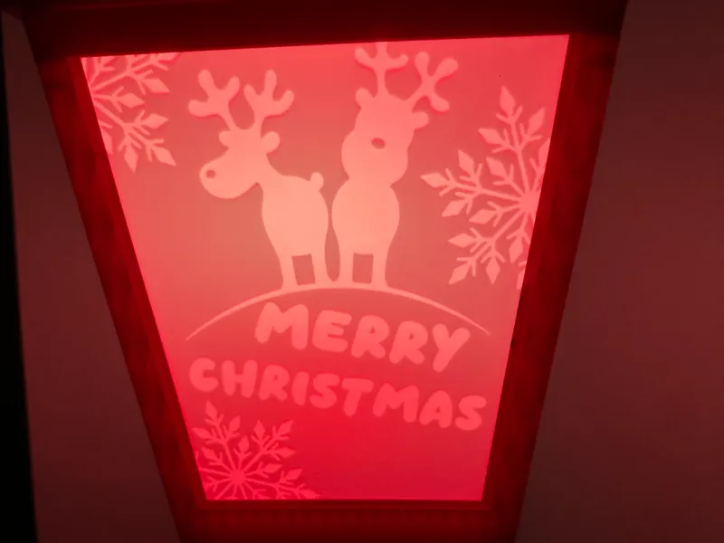 Lichtpaneele für den festlichen Laternenpfahl