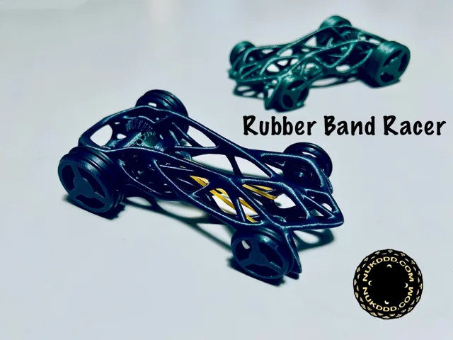 Pocket Rubber Band Racer