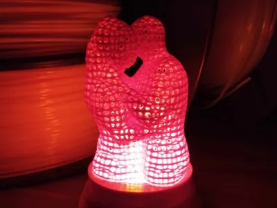 Kissing Couple Mini Lamp