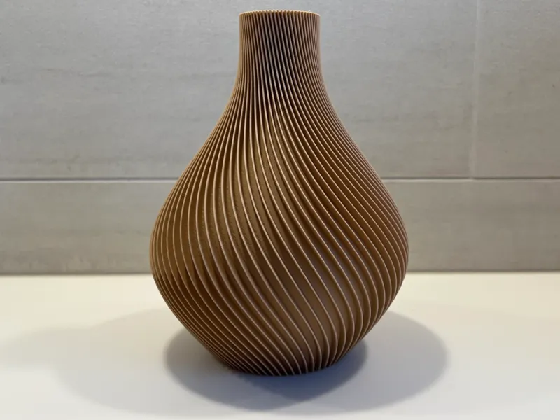 Modern spiral vase