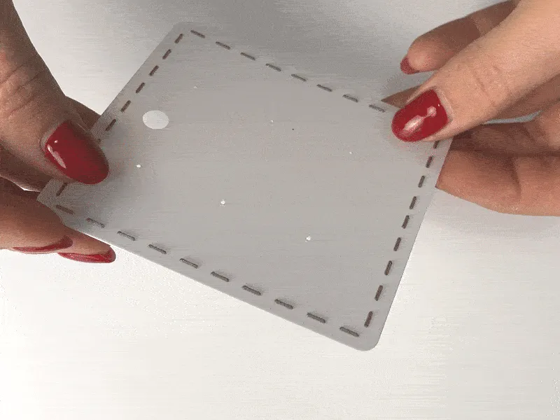 Earrings Card, for packaging & shipping view 2
