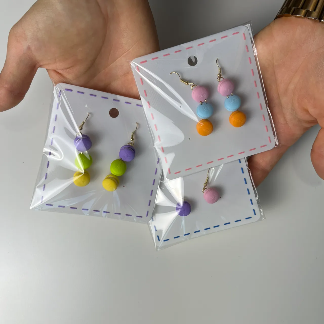 Earrings Card, for packaging & shipping view 4