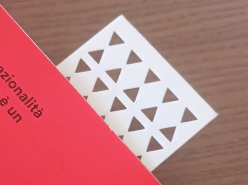 Basic Bookmark – Triangle Pattern