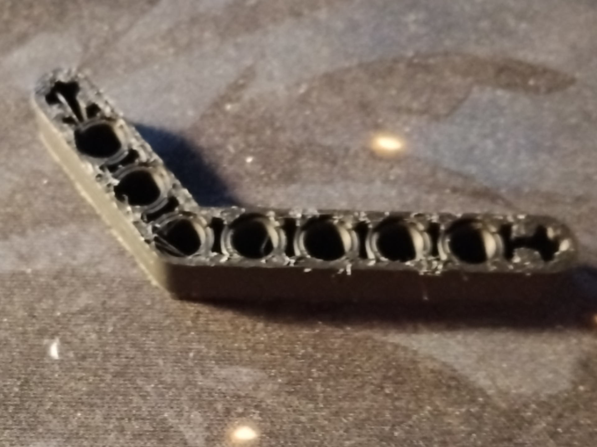 1x9 Technic Beam 9 Bent 6 - 4 Thick 6629