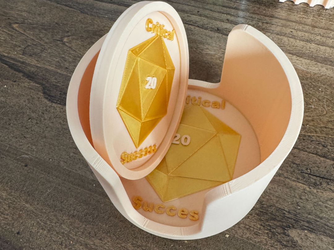 DND Coaster & holder - D20