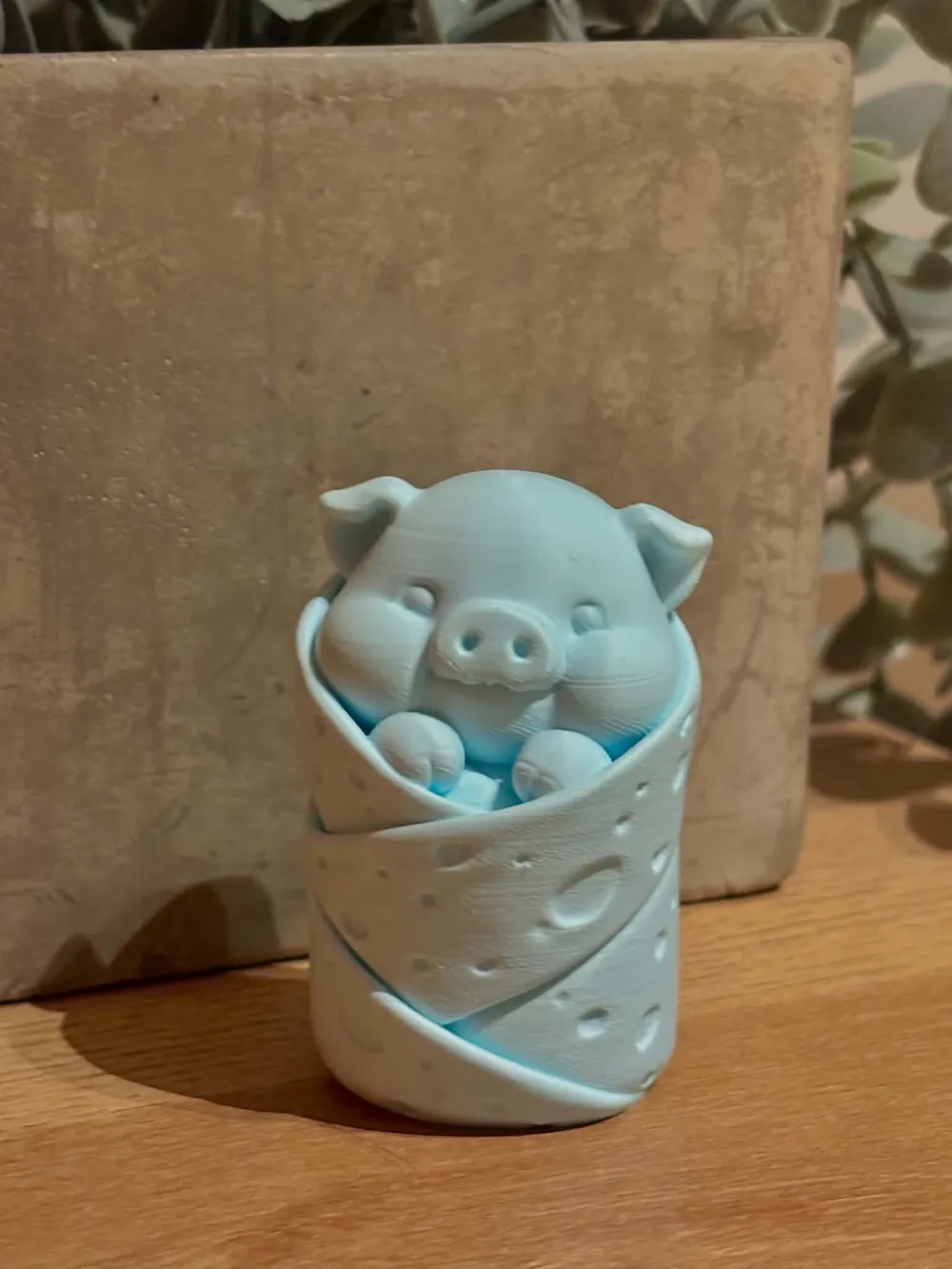 Piggy Chubby Burrito – cute wrapped pig - Free 3D Print Model - MakerWorld