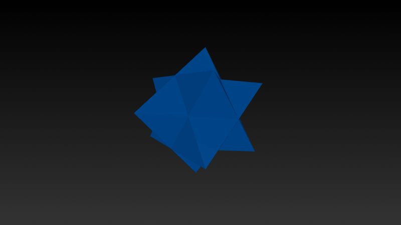 Stellated Rhombic Dodecahedron 3D