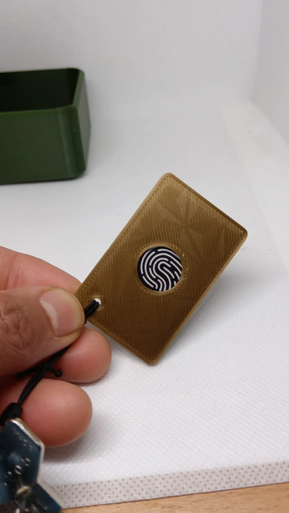 Smart Card Key Cover - Fingerprint Edition - Free 3D Print Model ...