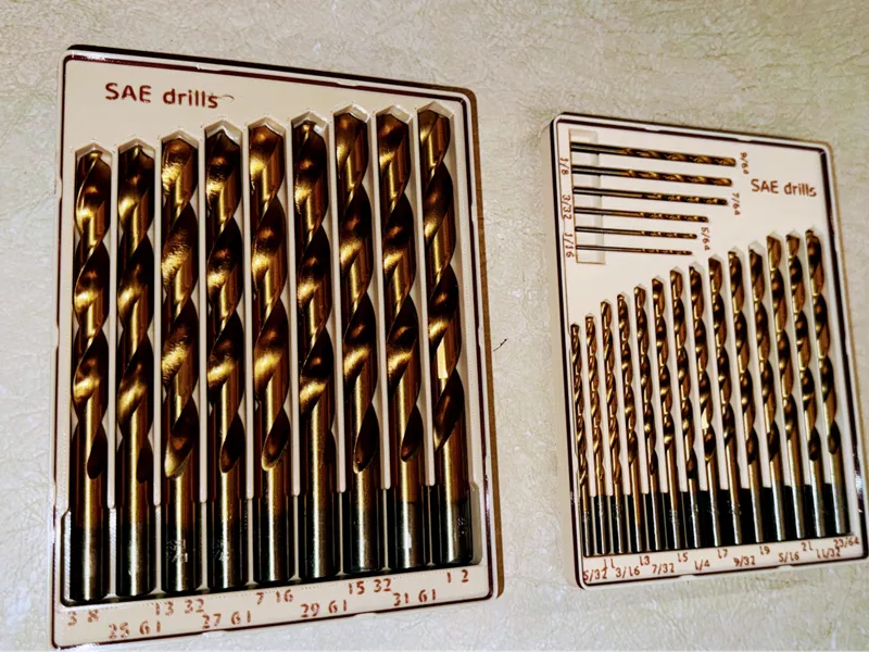 Warrior (HF) 29-piece drill set Gridfinity
