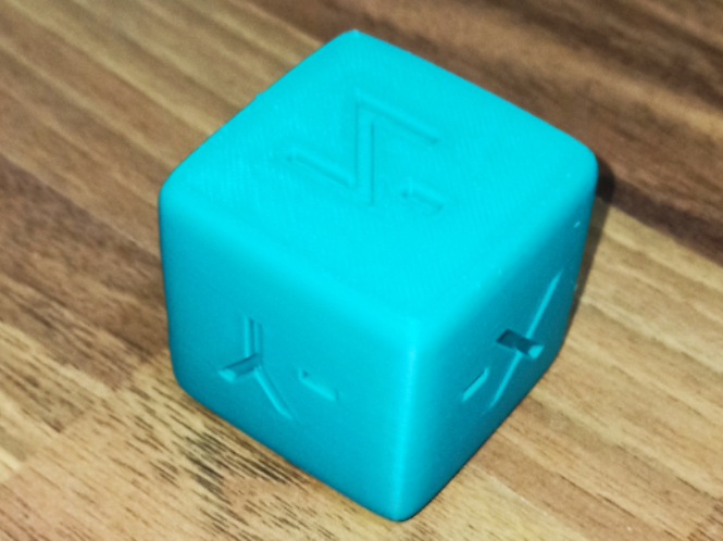 Cubo de calibración 3D model