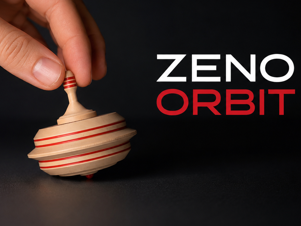 Zeno Orbit Spinning Top