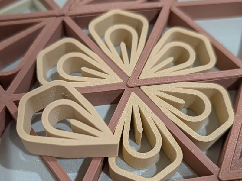Flower Insert for Paperview Kumiko Frame