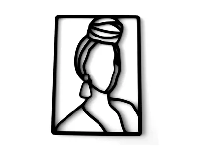 African Woman in a Turban