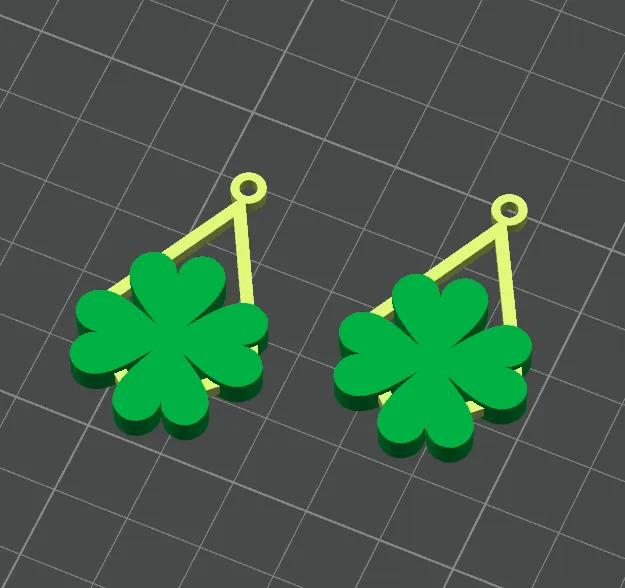 St. Patrick's Day Earrings view 3