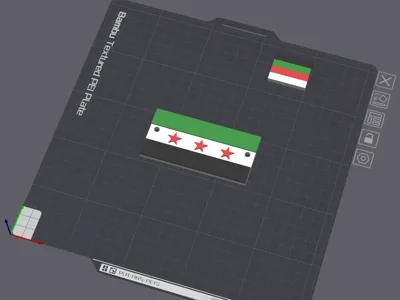 Syrian Flag – 6mm Pannier Attachment