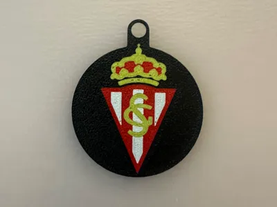 Real Sporting de Gijon Keychain