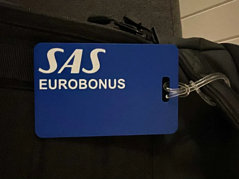 Sas eurobonus luggage card