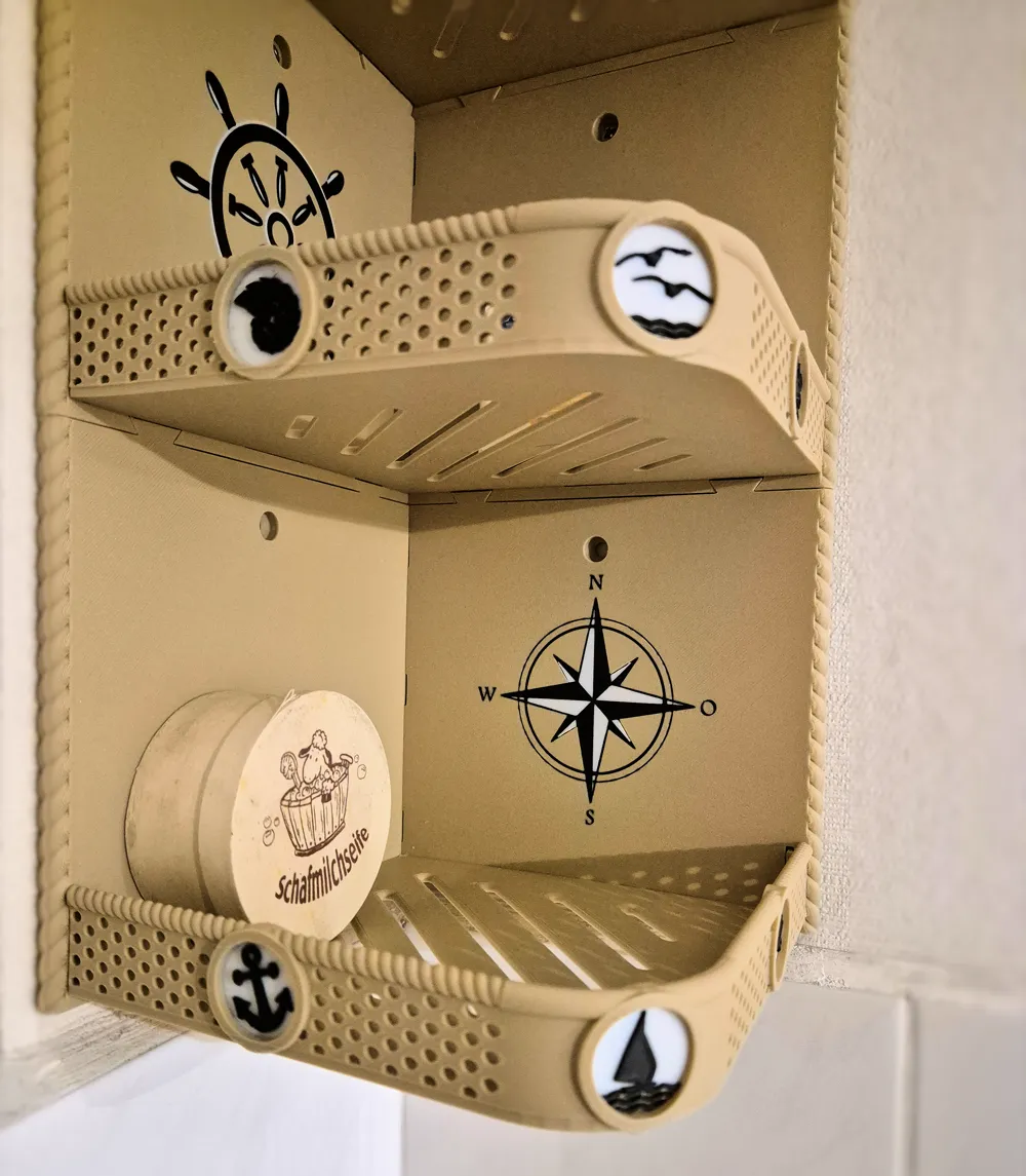 Modular Corner Shelf - Free 3D Print Model - MakerWorld