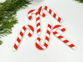 Candy Cane Ornament – Christmas Tree Hook Edition
