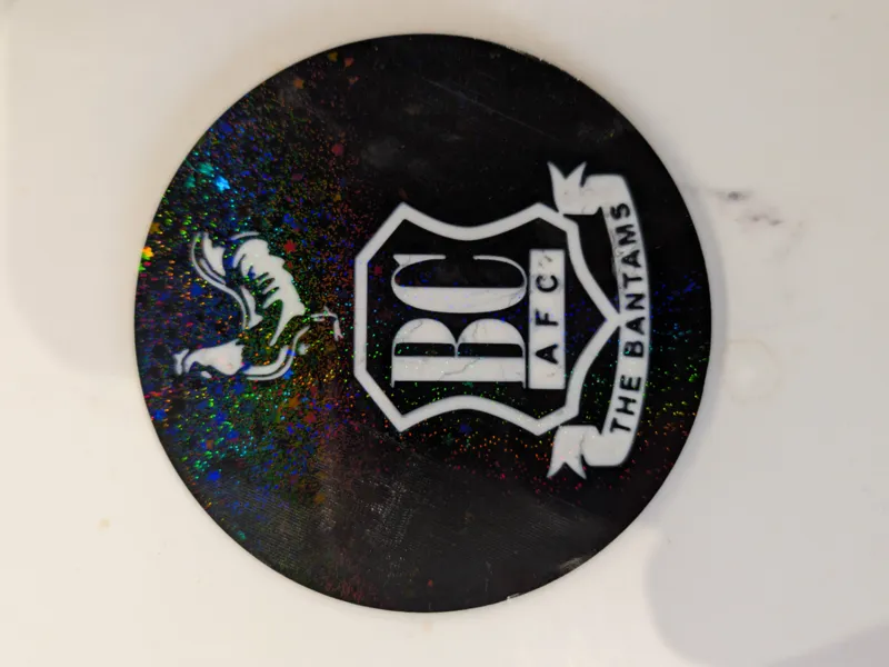 Bradford City Drinks Coaster