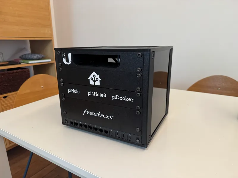 5U 10in Lab Rax LowProfile Frame - Bolted