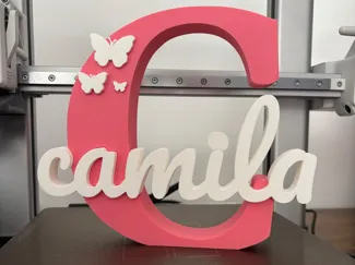 Lettering Camila