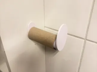 Easy peasy toilet holder