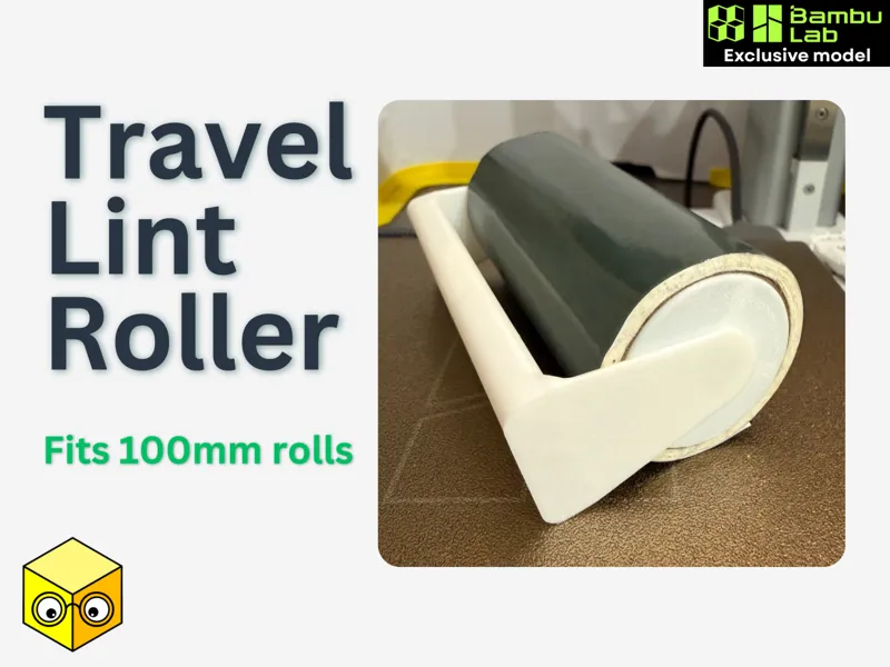 Travel-Friendly Lint Roller- Fits 100mm Refills