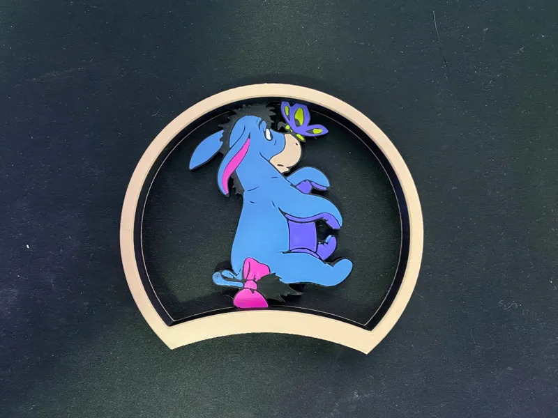 Eeyore Type B Disney Ears for 5 magnet headband