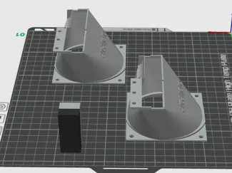 Nvidia Tesla P100 80mm Fan Shroud