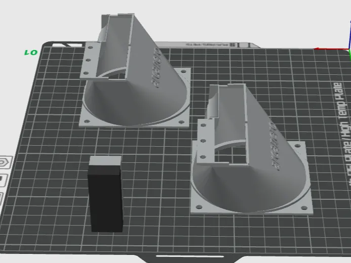 Nvidia Tesla P100 80mm Fan Shroud