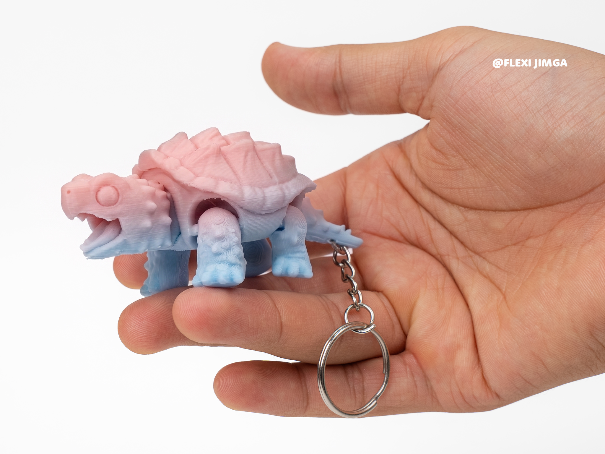 Flexi Alligator Snapping Turtle & Keychain - 1