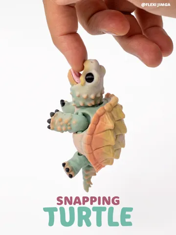 Llavero: Flexi Alligator Snapping Turtle & Keychain — vista de referencia 2