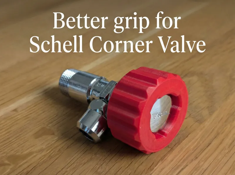 Ergonomic Valve Knob for Schell Corner Valve