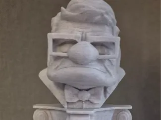 Endlich Rente Büstenfigur mit Humor