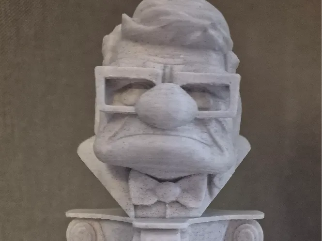 Endlich Rente Büstenfigur mit Humor