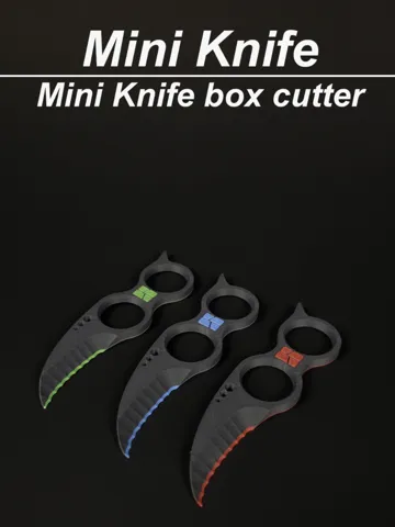 Caja o estuche: Mini Knife Fidget Box Cutter — vista de referencia 2