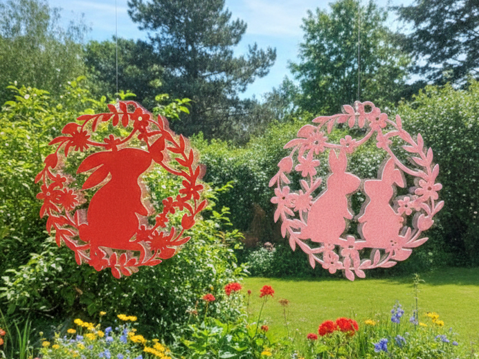 Frühlingshafte Hasen-Kränze