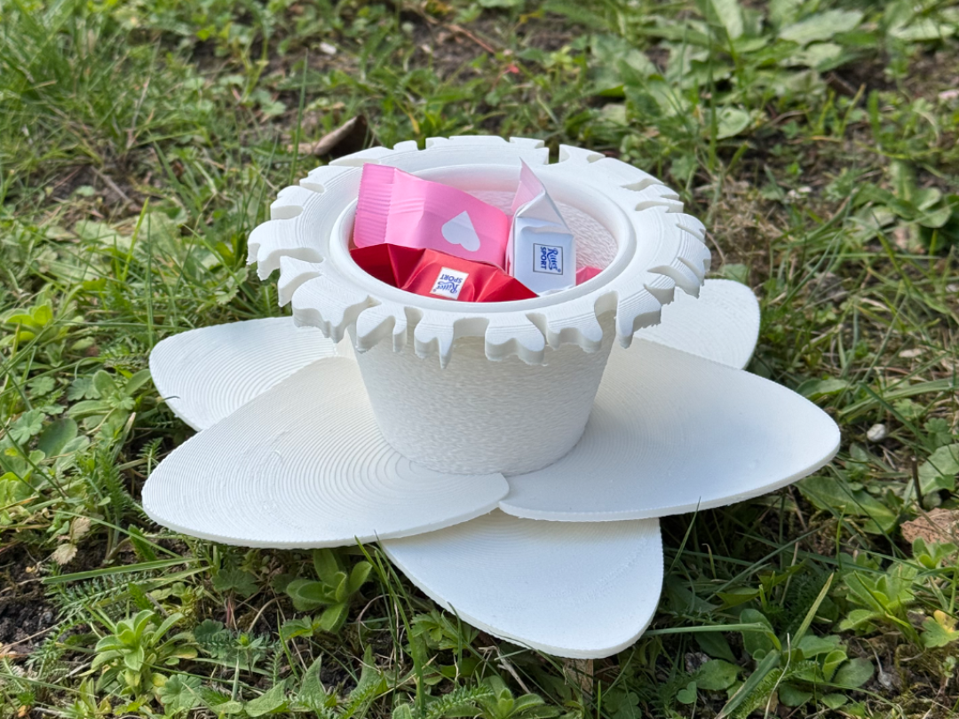 Easter Daffodil Candy Bowl Narcissus Treat Holder